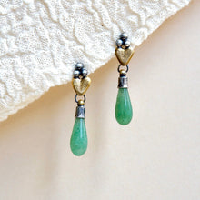 Load image into Gallery viewer, Sacred Heart Teardrop Earrings
