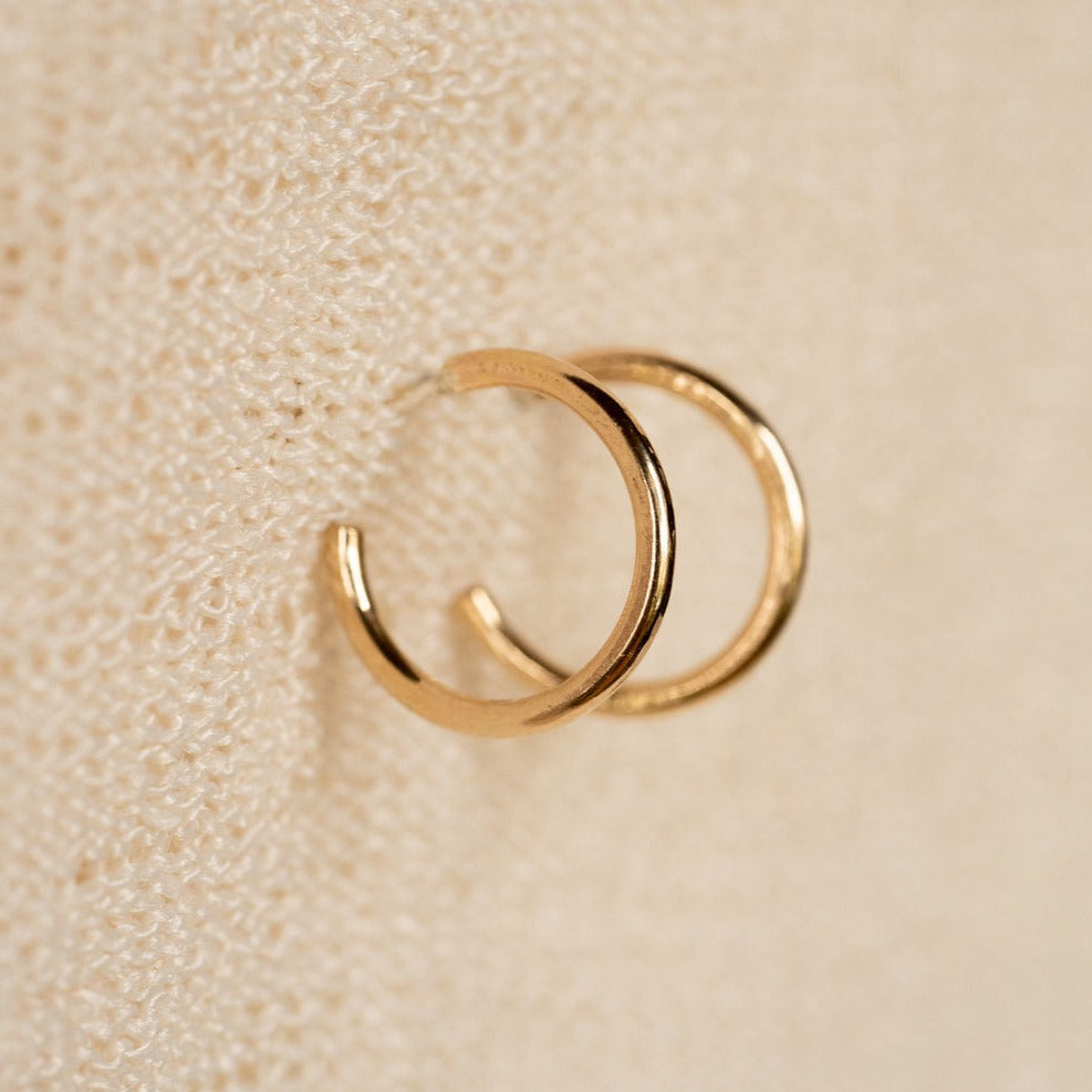 Gold-Fill Hoops