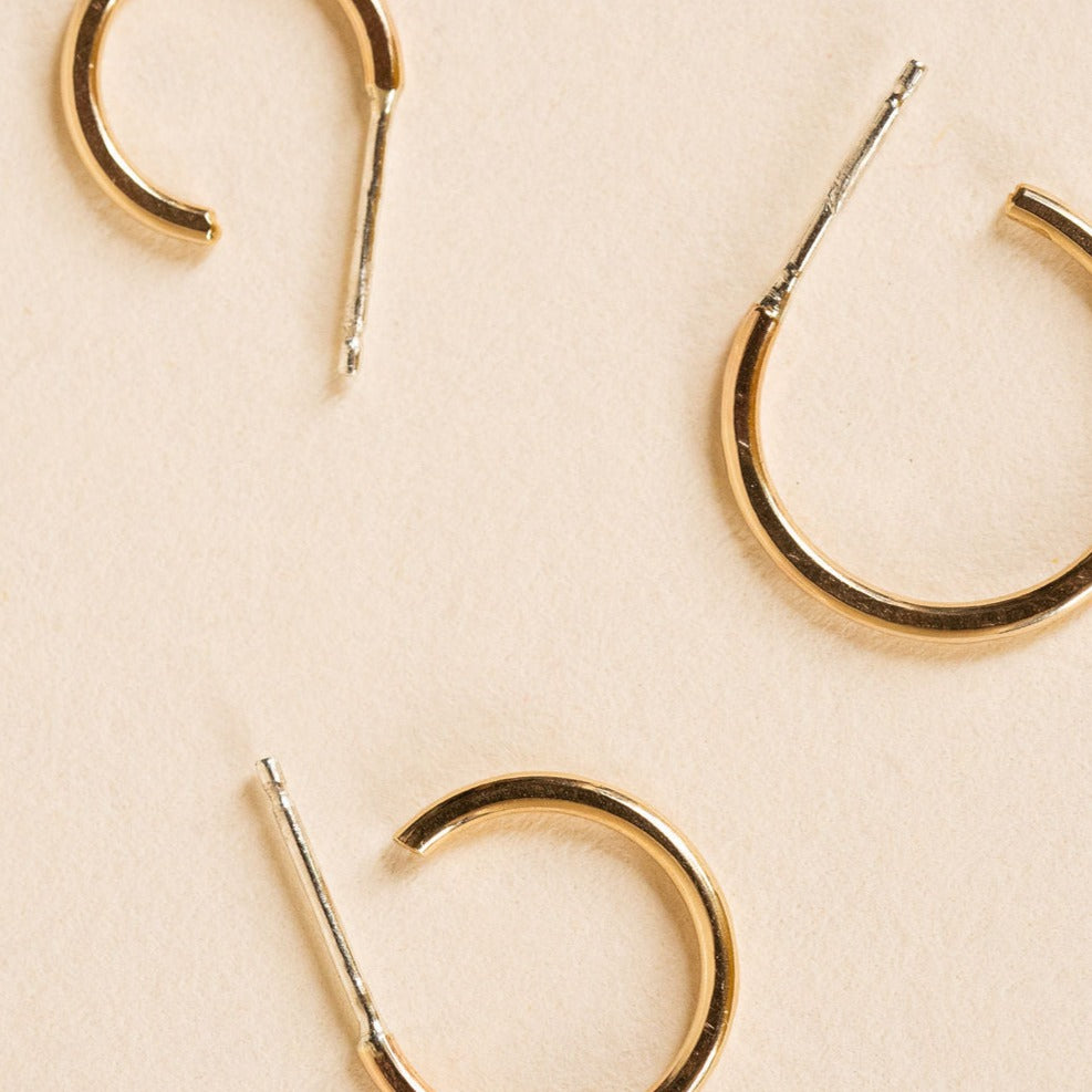 Gold-Fill Hoops