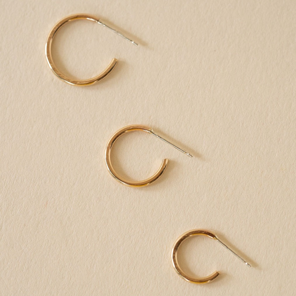 Gold-Fill Hoops